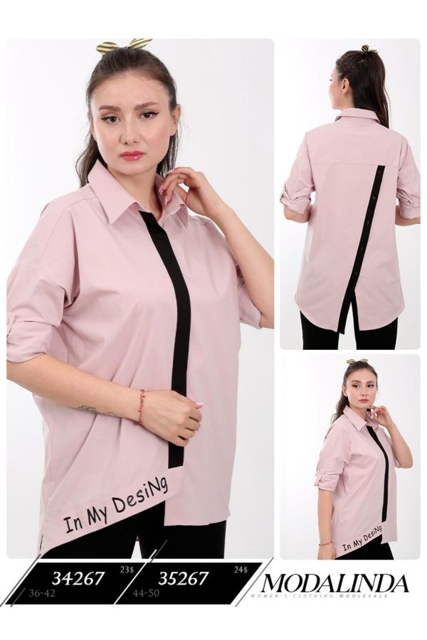 Picture of Modalinda 34267 PINK Women Blouse