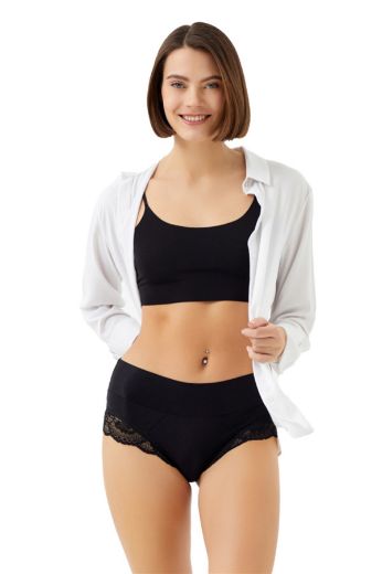 Picture of Cottonhill CH61172406SY BLACK Womens Panties
