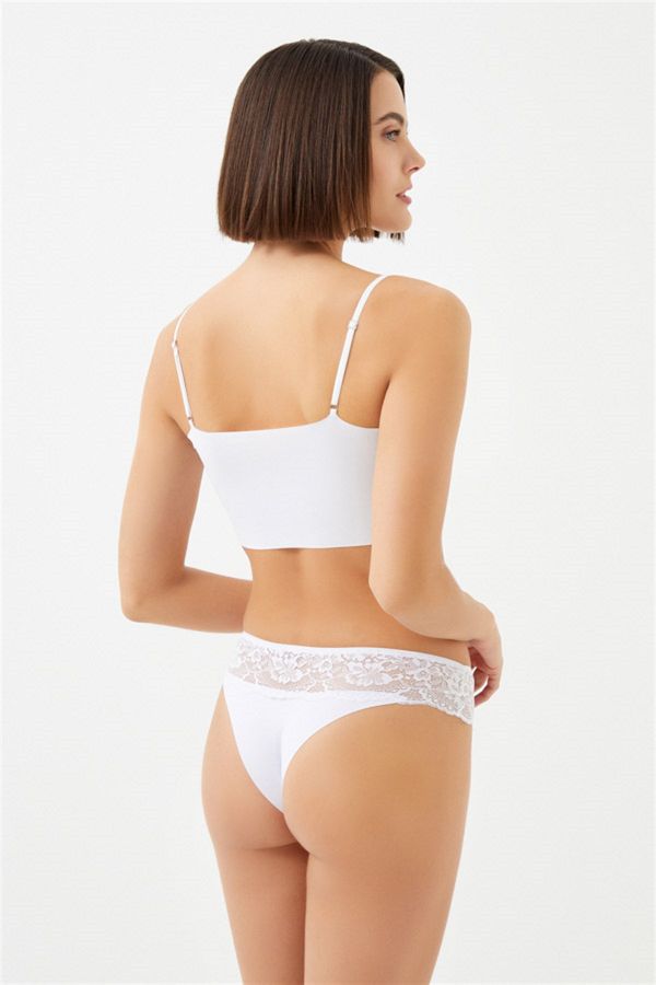 Picture of Cottonhill CH61151208BY WHITE Womens Panties
