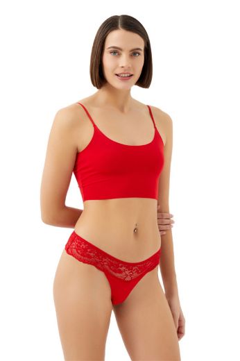 Picture of Cottonhill CH61151207KR RED Womens Panties