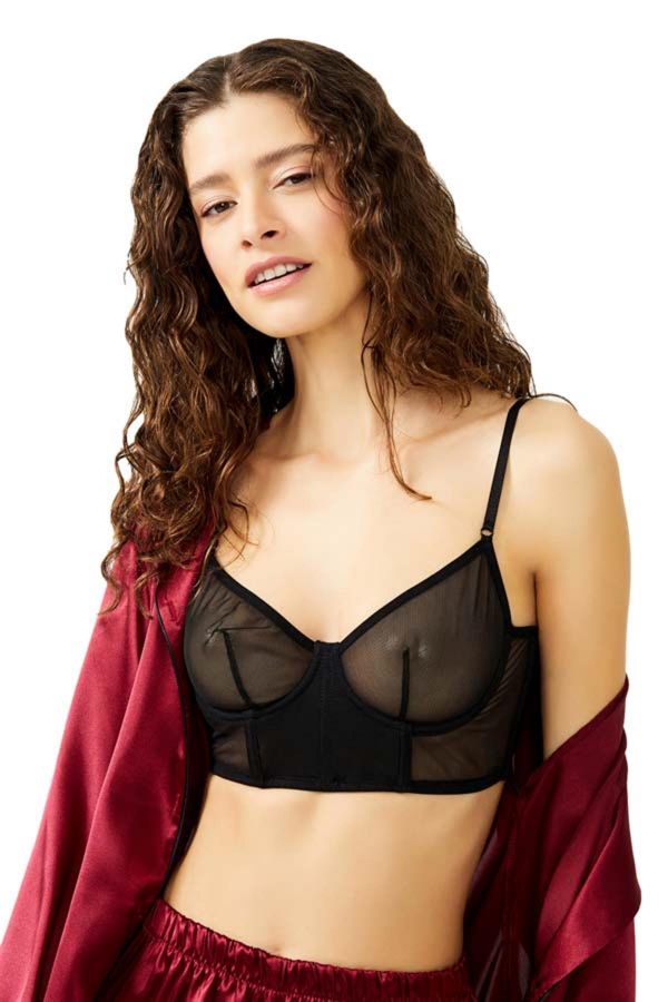 Picture of Cottonhill CH10562007SY BLACK Womens Bralettes