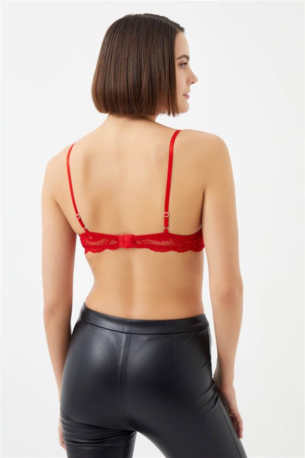 Picture of Cottonhill CH10491105KR RED Womens Bralettes