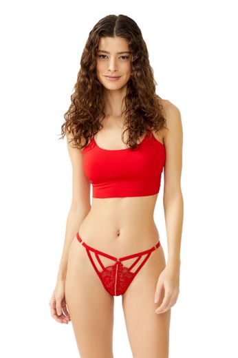 Picture of Cottonhill CH61081106KR RED Womens Panties