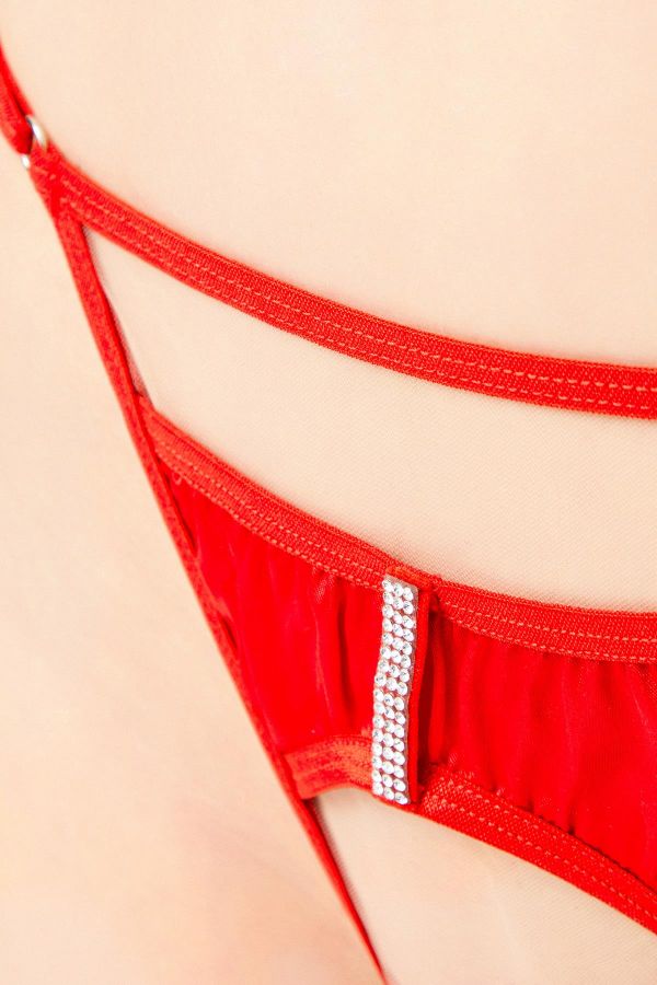 Picture of Cottonhill CH61371908KR RED Womens Panties