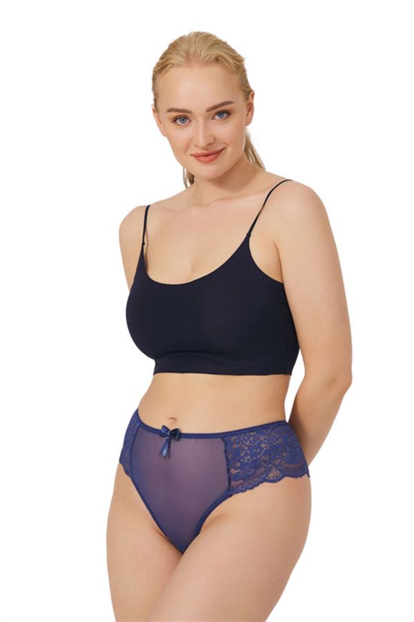 Picture of Cottonhill CH60051211KK NAVY BLUE Womens Panties