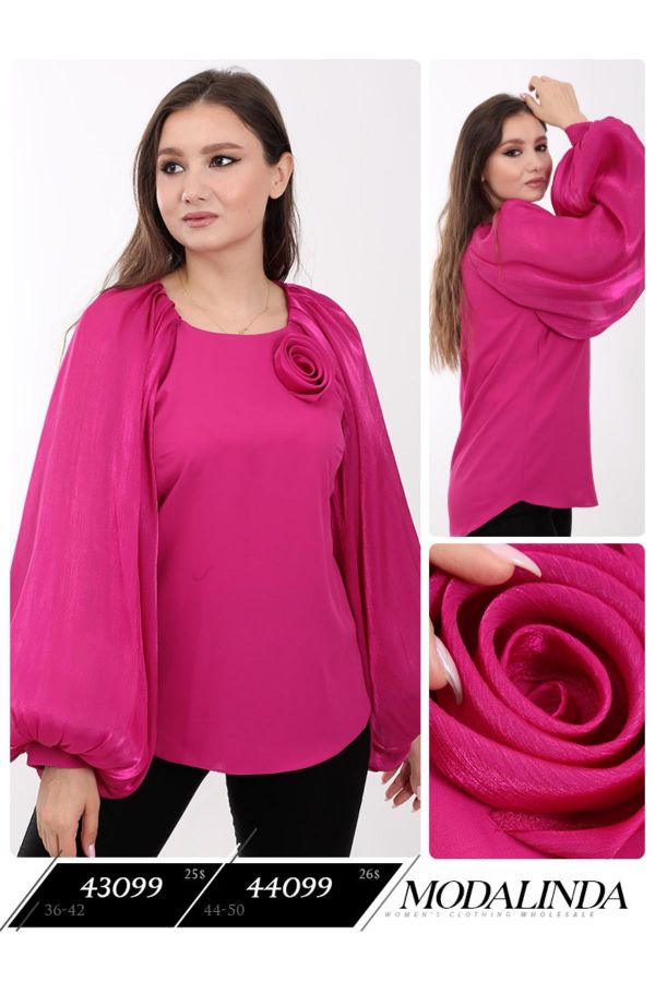 Picture of Modalinda 43099 PINK Women Blouse