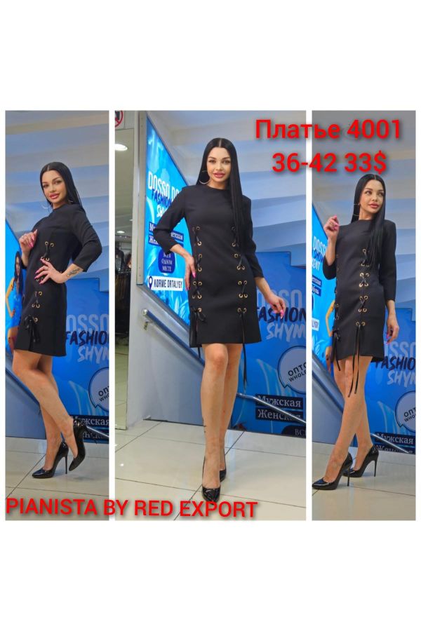 Picture of Red Export Women 4001 BLACK Women Dress