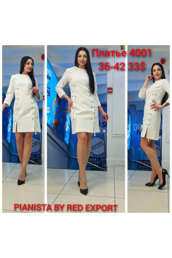 Picture of Red Export Women 4001 ECRU Women Dress