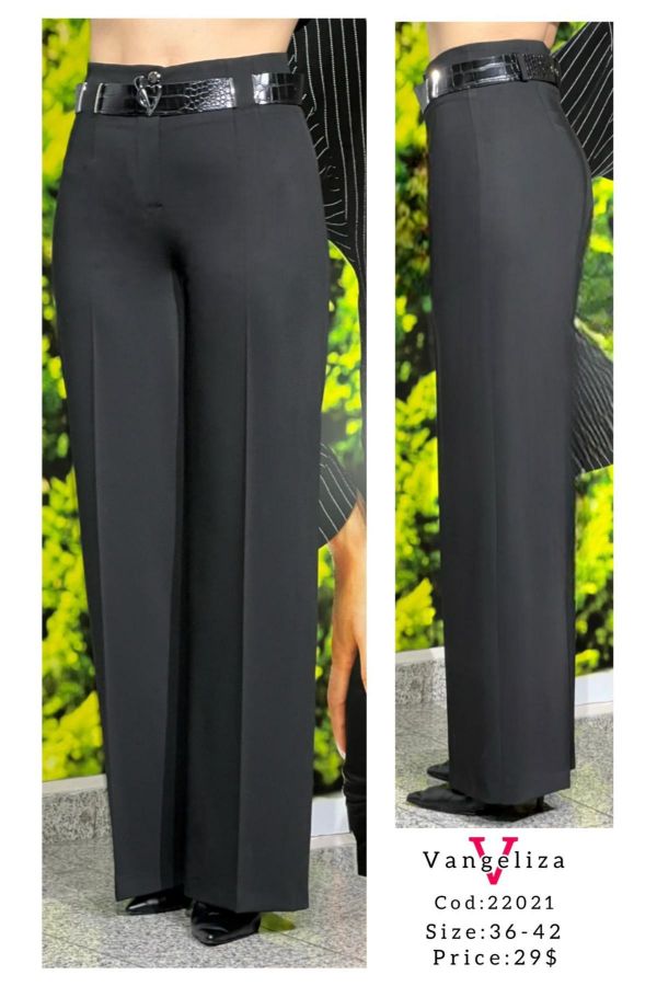 Picture of Vangeliza 22021 BLACK Women's Trousers