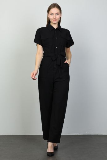 Picture of F.X Missony 2808 BLACK Women Overalls