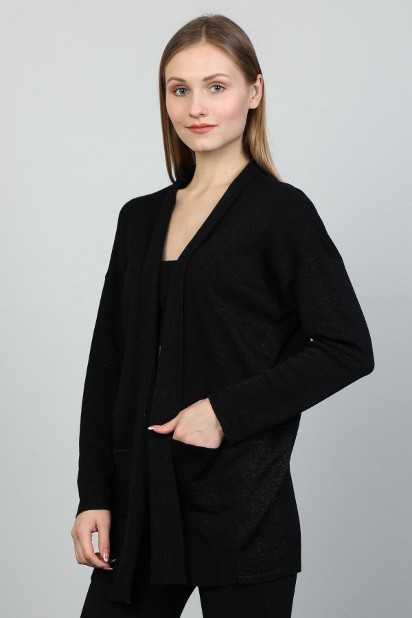 Picture of First Orme 2973 BLACK WOMANS CARDIGAN