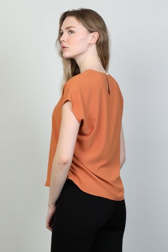 Picture of Modalinda 43071 ORANGE Women Blouse