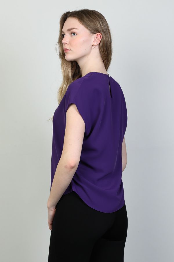 Picture of Modalinda 43071 PURPLE Women Blouse