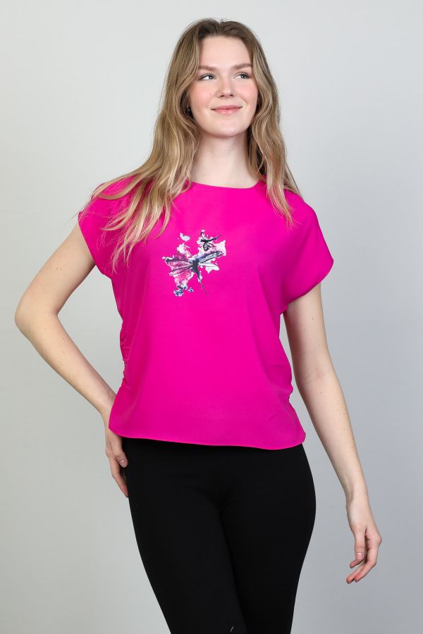 Picture of Modalinda 43071 PINK Women Blouse