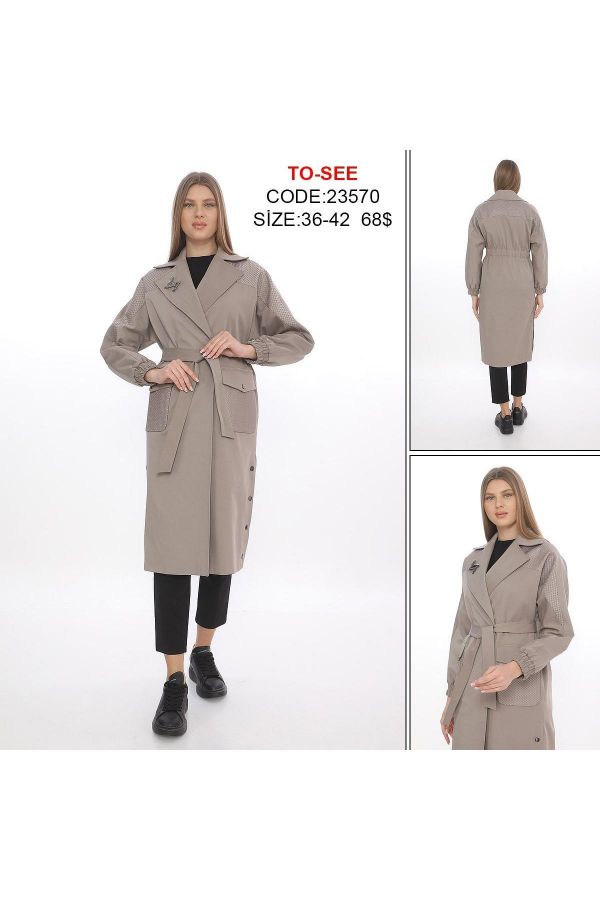 Picture of To-see 23570 MINK Women Puffer Coat