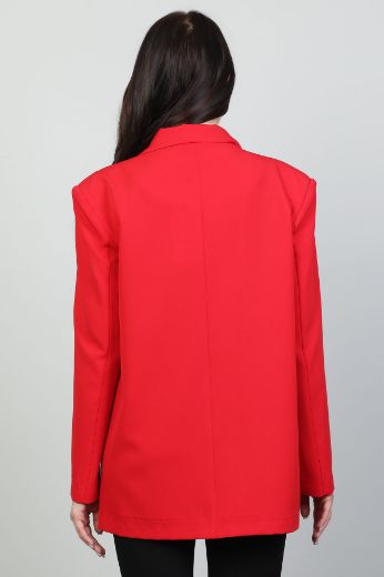 Fimore 5701-6 KIRMIZI Kadın Ceket resmi