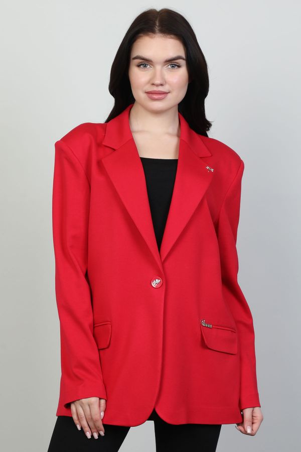 Fimore 5700-21 KIRMIZI Kadın Ceket resmi