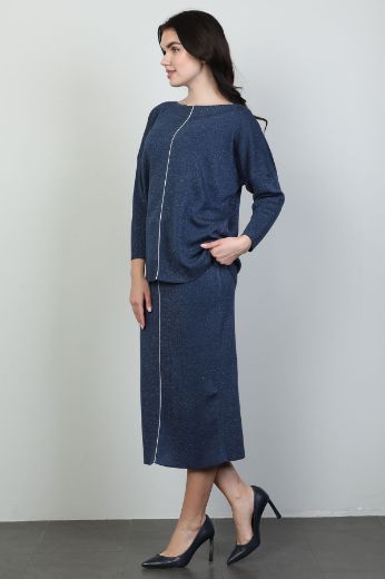 Picture of First Orme 2955 NAVY BLUE WOMANS SKIRT SUIT 