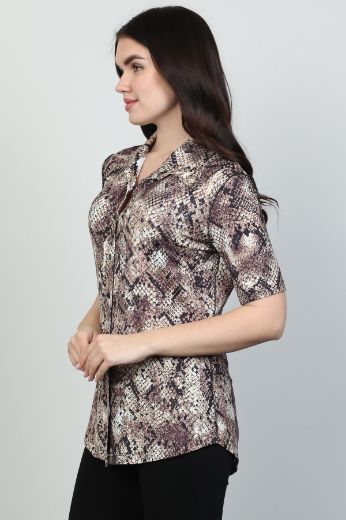 Picture of Mira Mia Y242007 BROWN Women Blouse