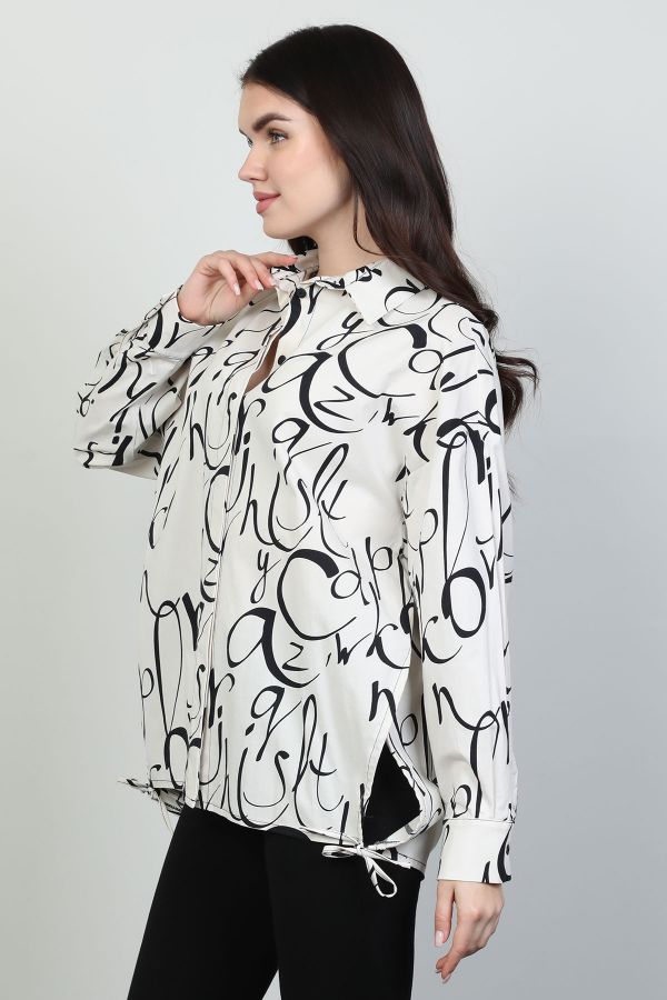 Picture of Mira Mia Y242012 ECRU Women Blouse