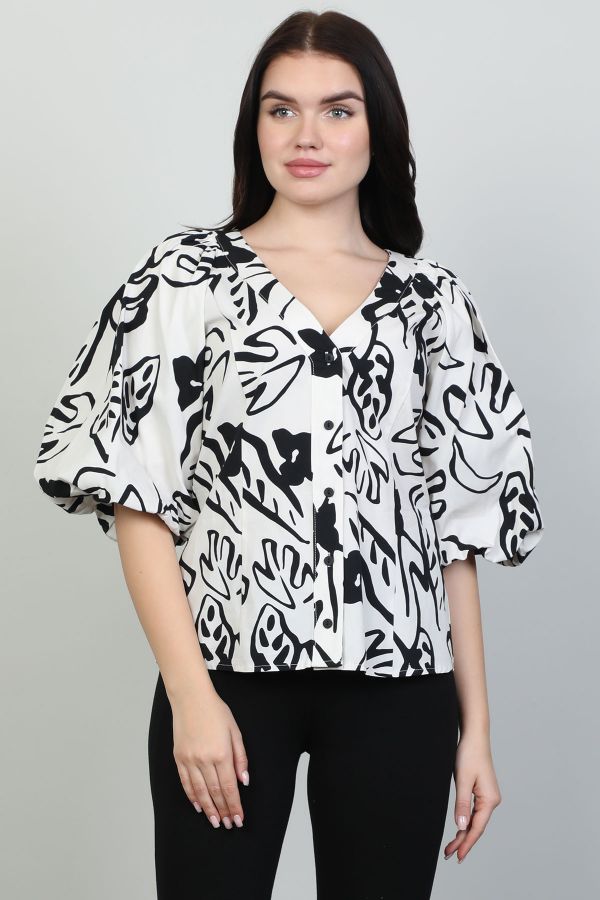 Picture of Mira Mia Y242024 POWDER Women Blouse