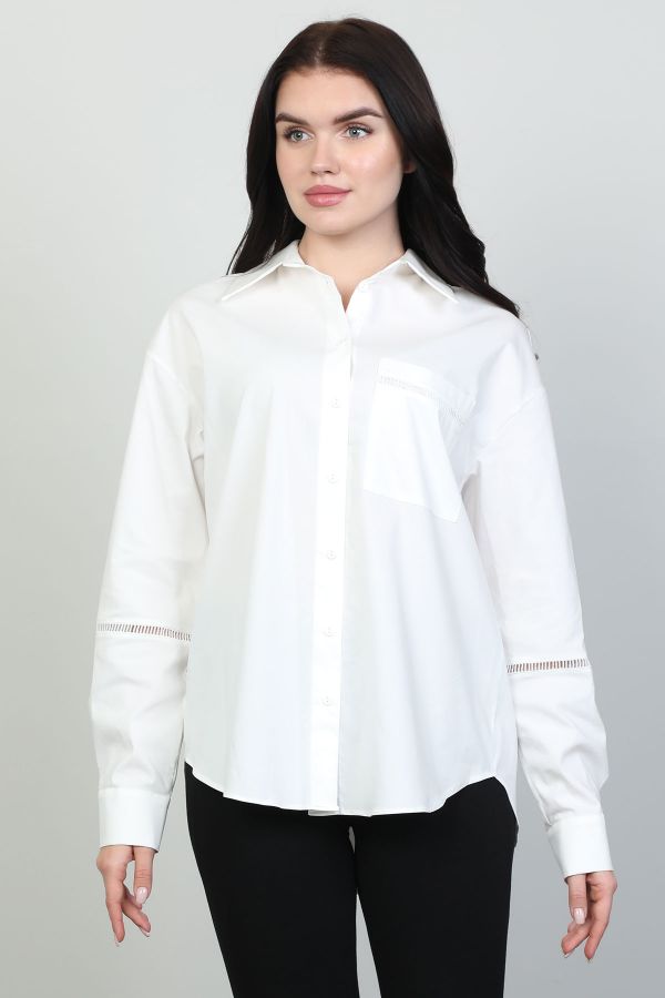 Picture of Mira Mia Y242015 ECRU Women Blouse