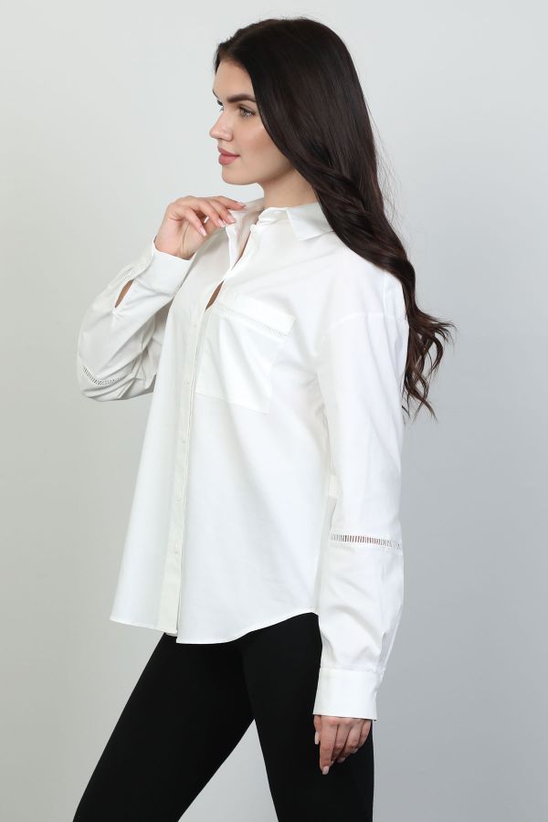 Picture of Mira Mia Y242015 ECRU Women Blouse