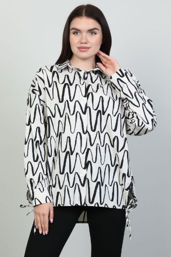 Picture of Mira Mia Y242012 PATTERN Women Blouse