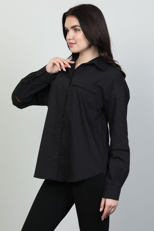 Picture of Mira Mia Y242015 BLACK Women Blouse