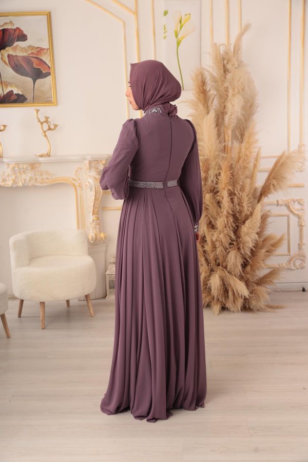 Picture of Tuana Life 17927 LAVENDER Women Evening Dress