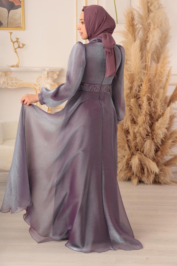 Picture of Tuana Life 18430 LAVENDER Women Evening Gown