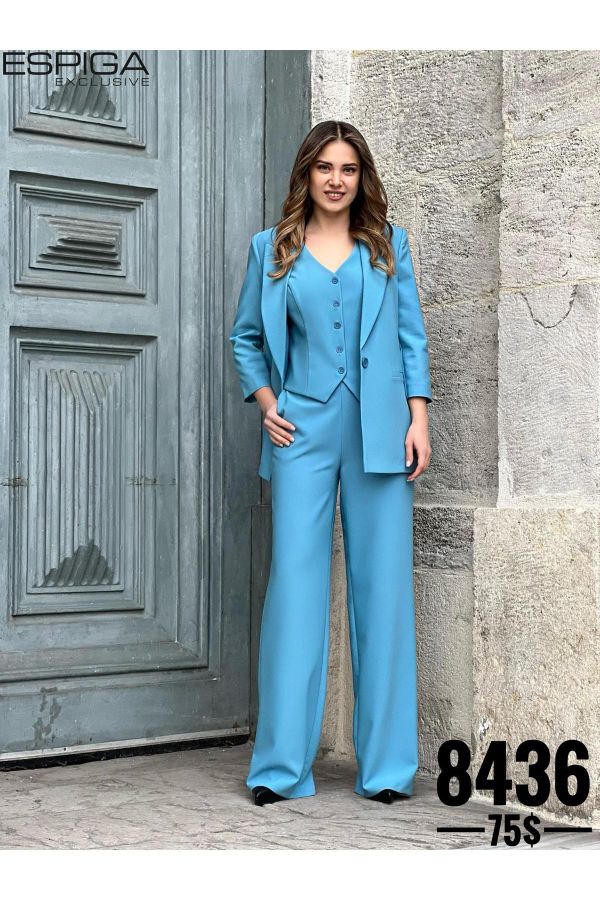 Picture of Espiga 8436 BLUE Women Suit