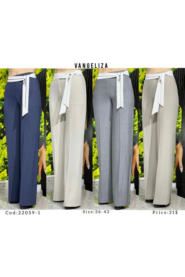 Picture of Vangeliza 22059-1 GREY Women's Trousers