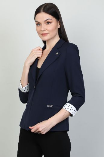 Fimore 5627-6 LACIVERT Kadın Ceket resmi