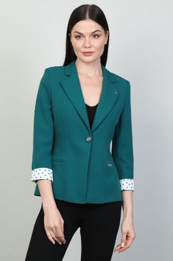 Fimore 5627-6 YESIL Kadın Ceket resmi