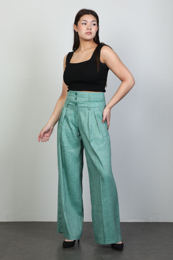 Picture of Bovona 7026 TURQUOISE Women's Trousers