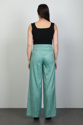 Picture of Bovona 7026 TURQUOISE Women's Trousers