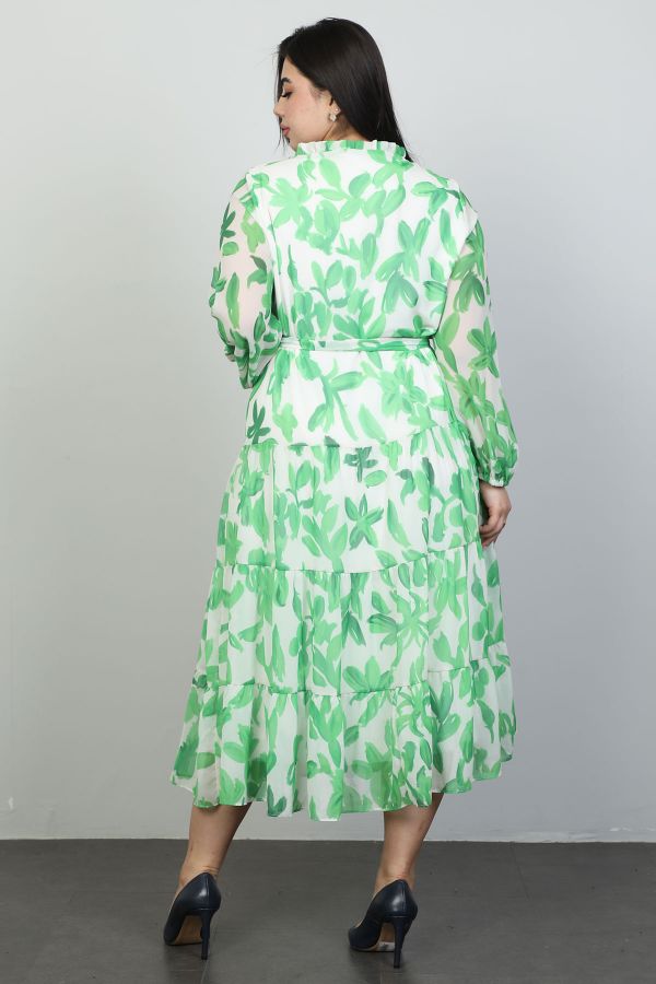 Roguee 2121xl YESIL Büyük Beden Kadın Elbise resmi