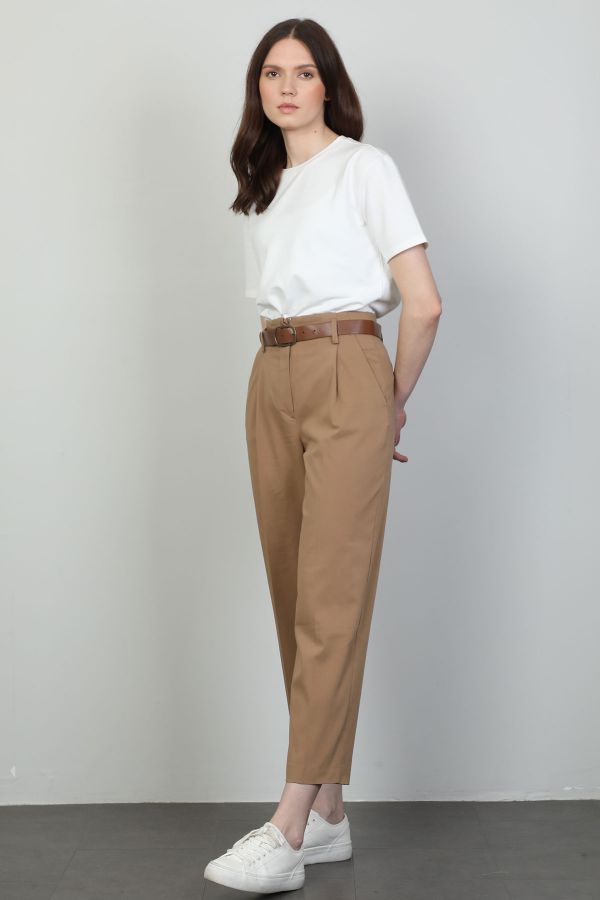 Picture of Bovona 7030 BROWN Women's Trousers