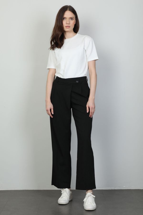 Picture of Bovona 46980 BLACK Women's Trousers