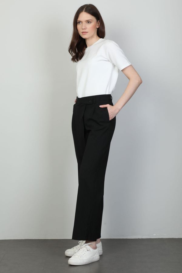 Picture of Bovona 46980 BLACK Women's Trousers