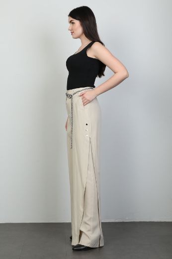 Picture of Vangeliza 24Y22055 BEIGE Women's Trousers