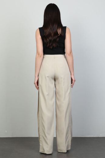 Picture of Vangeliza 24Y22055 BEIGE Women's Trousers