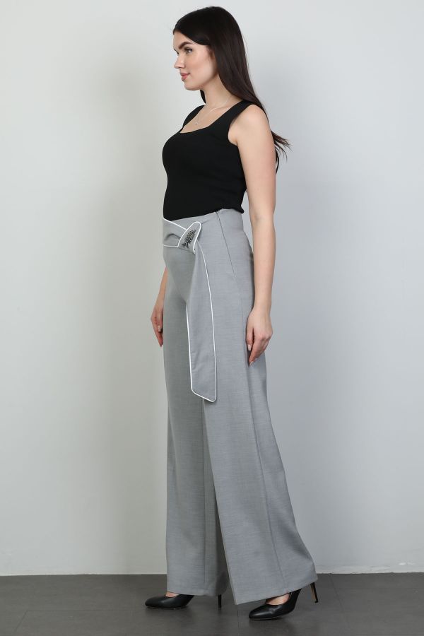 Picture of Vangeliza 24Y22052-1 GREY Women's Trousers