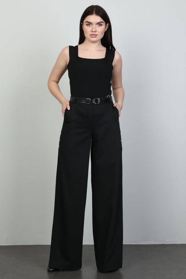 Picture of Vangeliza 24Y22010 BLACK Women's Trousers