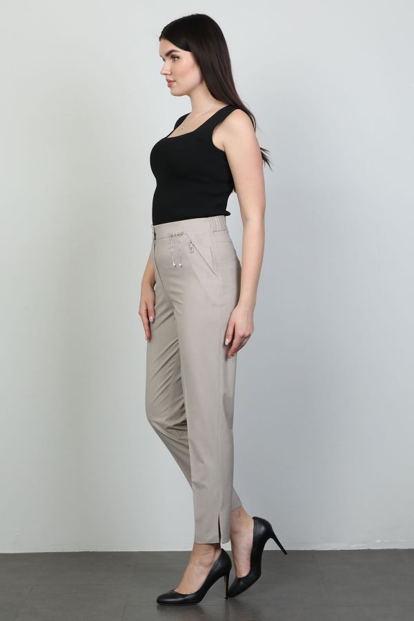 Picture of Vangeliza 24Y22068 GREY Women's Trousers