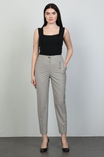 Picture of Vangeliza 24Y22069 GREY Women's Trousers