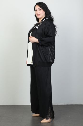 Picture of Dalida 47034xl BLACK Plus Size Women Suit