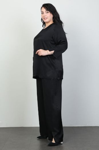 Picture of Dalida 47055xl BLACK Plus Size Women Suit