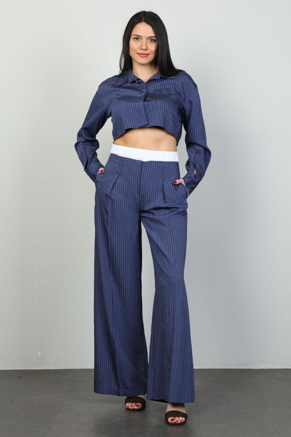 Picture of Bovona 0254 NAVY BLUE Women Suit